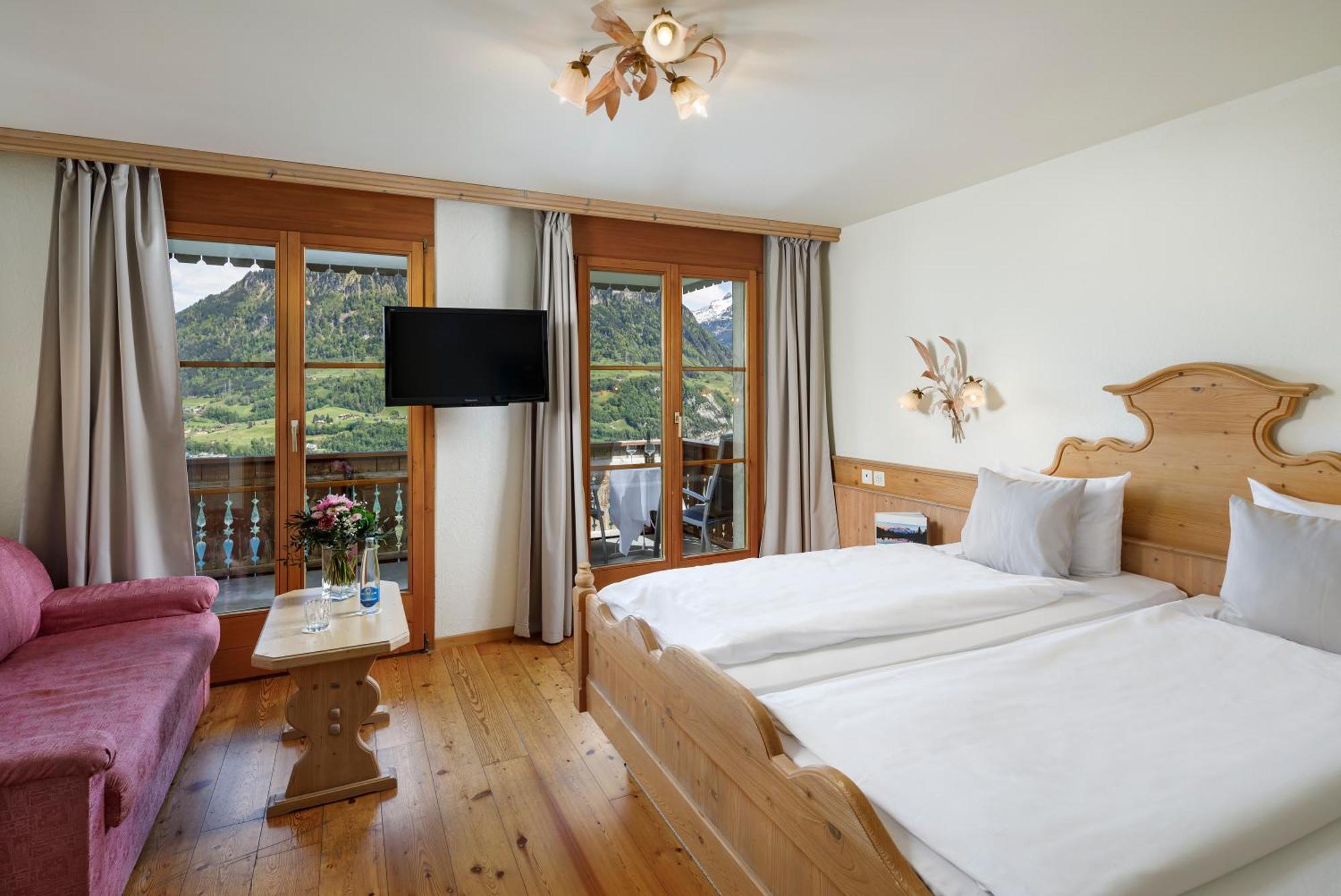 Hotel und Naturhaus Bellevue Seelisberg Exterior foto
